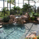Private Pool Area with Grand Landscaping